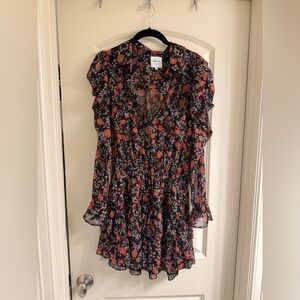 Misa Floral Ruffle Dress